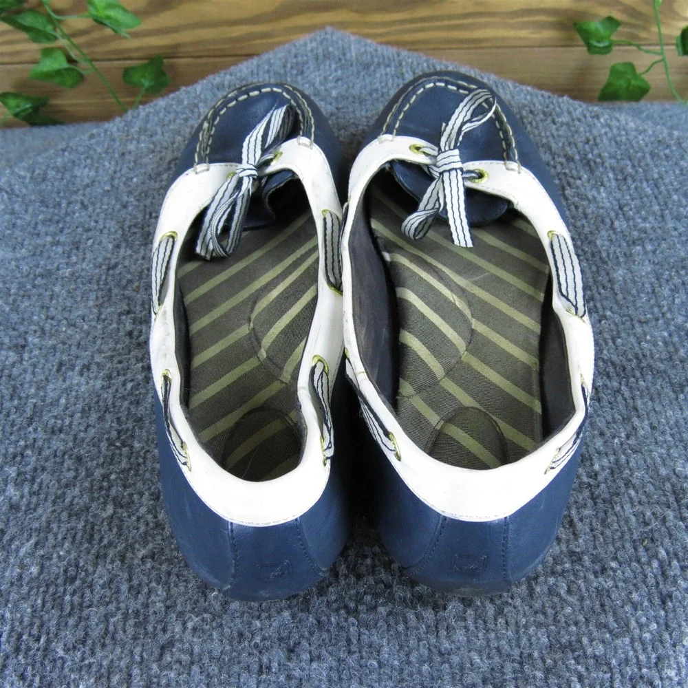 SPERRY Women's Boat Shoe Blue Leather Sz 8.5‎ Medium Used 2025